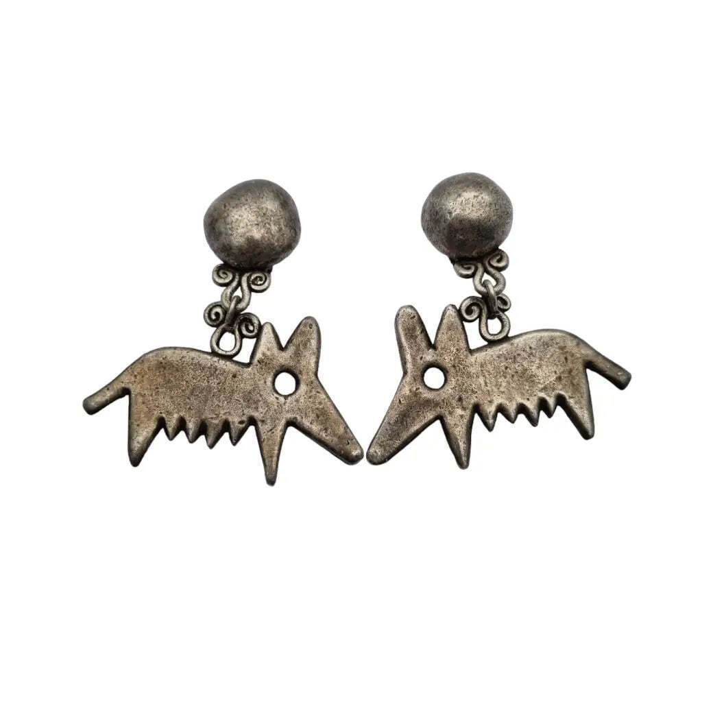 Collier Ras Du Cou En Alliage Argenté Avec Pendentif Cœur - Marque Métal Pointus Paris - Occasion Bon État