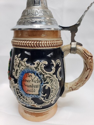 Vintage rare German Swiss Beer Stein Collectors Set- Mapisa 1950 - 第 10/18 張圖片