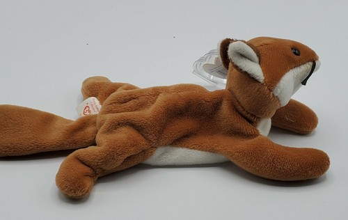Retired 1996 Ty Beanie Baby SLY the Fox – PVC, TAG ERRORS, RARE !! - Picture 2 of 6
