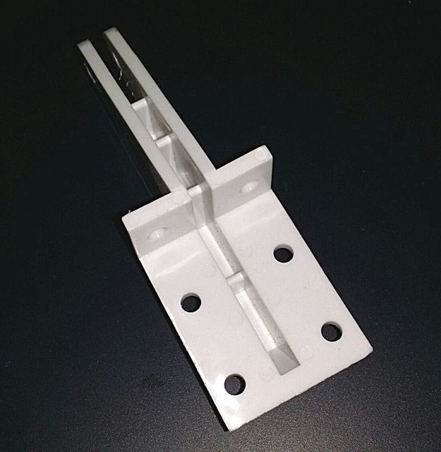 3 Pack Vinyl Screen / Storm door closer bracket White eBay