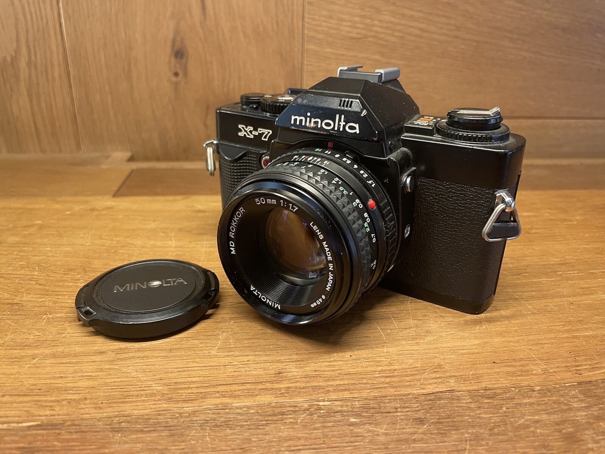 Near Mint ++* Minolta MD Rokkor 50mm F/1.7 Standard Lens w/ Bonus