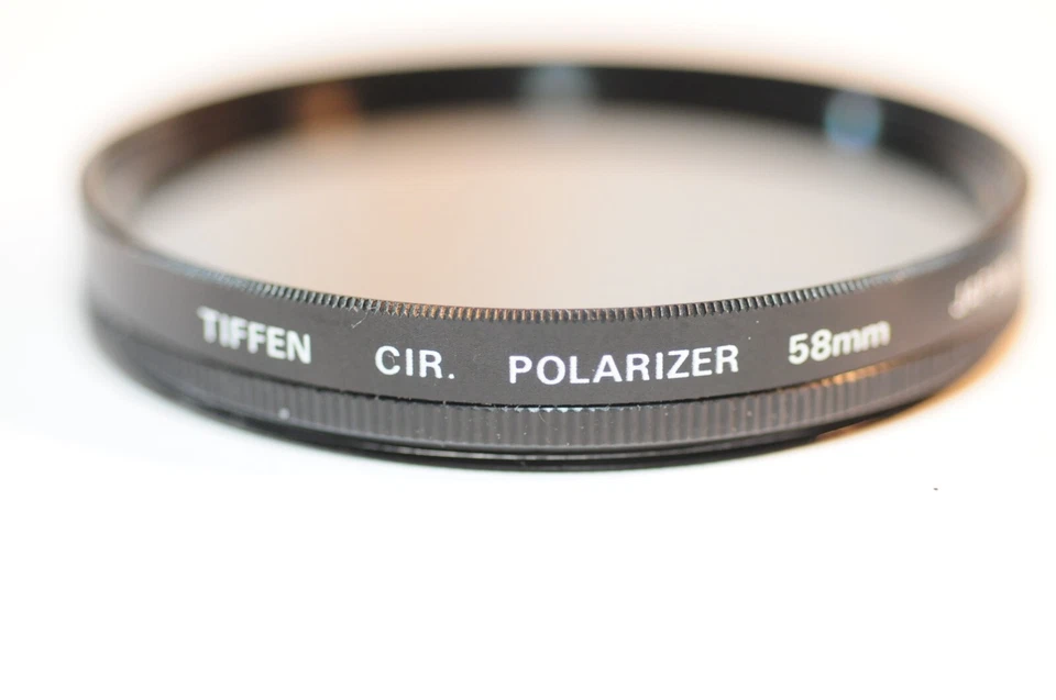 2 filters Tiffen 58mm Circular Polarizer & UV for Nikon Canon Sigma Sony lens - Image 2 of 4