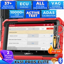 2024 LAUNCH X431 Pros V+ Elite Bidirectional Car Diagnostic Scanner Key Coding
