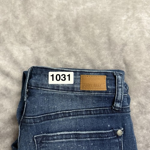 Judy Blue Damenjeans Größe 3/26 lockere Passform mittelhoher Bund Bleichmittel Spritzer Stretch gebraucht, in einwandfreiem Zustand - Bild 13 von 13