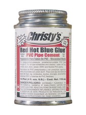 Christy's  Red Hot Blue Glue  PVC Pipe Cement