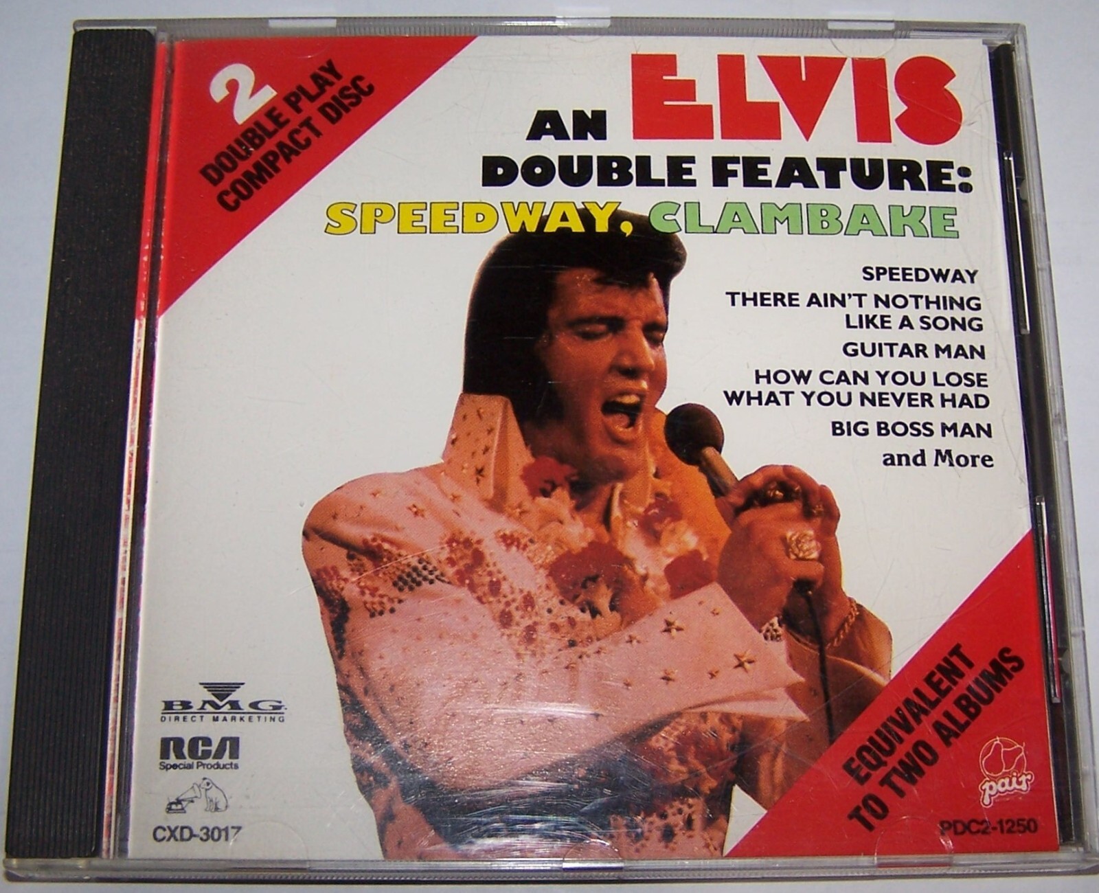Elvis Presley -Speedway/Clambake (CD, 1991) RARE!! COLLECT!! VG+
