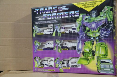 Transform G1 White Devastator reissue brand new action figure MIS