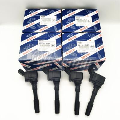 4X 06H905110G Ignition Coil For VW Tiguan Porsche Panamera Audi Q3 Q7 A4 S4 CJE