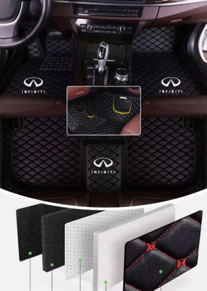 Fit For Infinity G35 G25 G37 G20 Q50 QX50 QX60 M35 M37 M45 Car Floor Mats Liners - Изображение 2 из 4