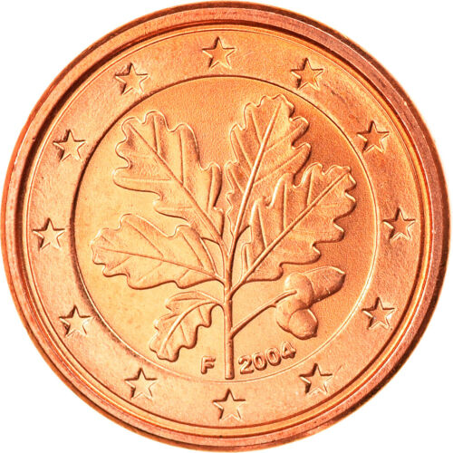 [#818849] République fédérale allemande, Euro Cent, 2004, Stuttgart, FDC, Copper