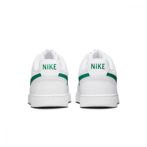 SCARPE NIKE UOMO COURT VISION LOW WHITE BIANCO VERDE PELLE DH2987 111 ORIGINALI - Imagen 3 de 6
