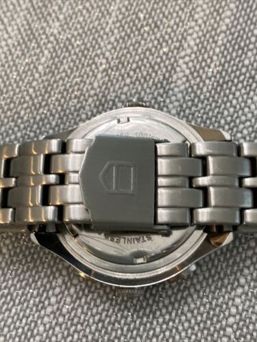 TAG HEUER FOR MERCEDES BENZ SLR 100 Mtrs Stainless Steel 7124L New Battery Works - Picture 5 of 11