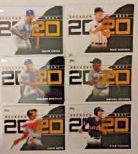 2020 Topps Decade's Next Insert Set Pick from drop down list