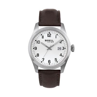BREIL Tribe CLASSIC ELEGANCE EW0663 Brown White Leather Men's Watch