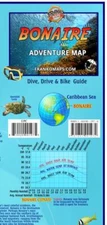 Bonaire Adventure Map Dive Drive & Bike Guide Franko Maps Waterproof Map