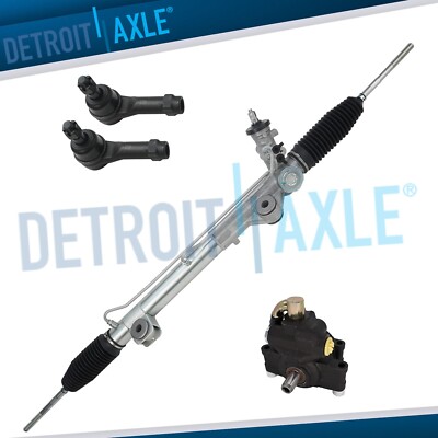 4WD Power Steering Rack and Pinion Pump Tie Rods Kit for 2004-2008 F-150 Mark LT