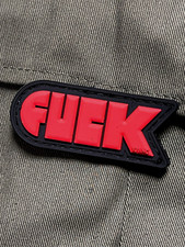 Gro&szlig;es PVC 3D Klett-Abzeichen Patch Emblem &bdquo;FUCK&ldquo; AIRSOFT BW US-ARMY