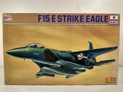 F-15 E Strike Eagle ESCI 1:72 Model Kit # 9050 ~ Open Box