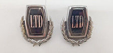 Used Oem Set Of 2 Laurel Wreath Emblems D3ab-65517a56-ac 1973-75 Ford Ltd 293