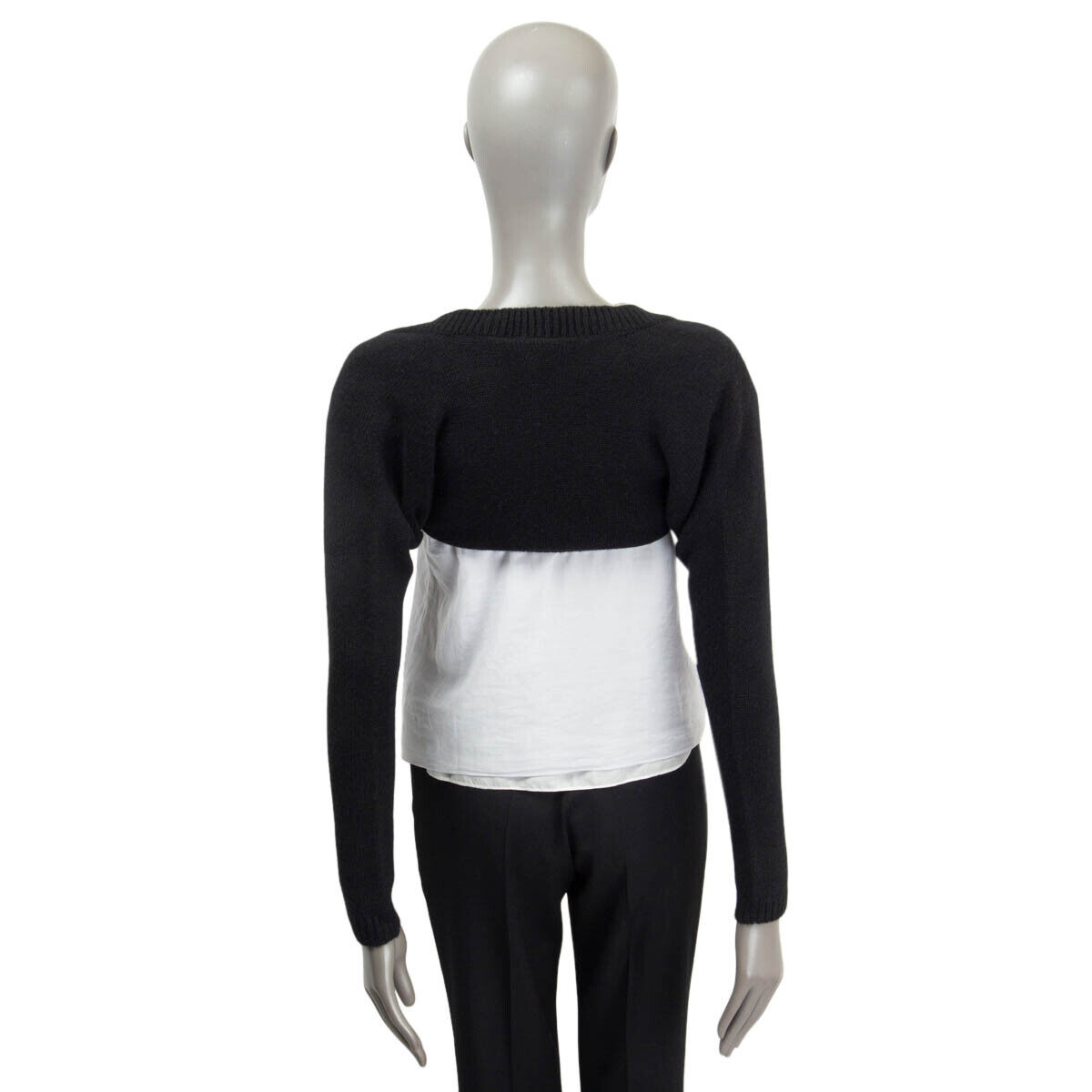 Christian Dior Cashmere Knit Shrug Bolero Jacket Black