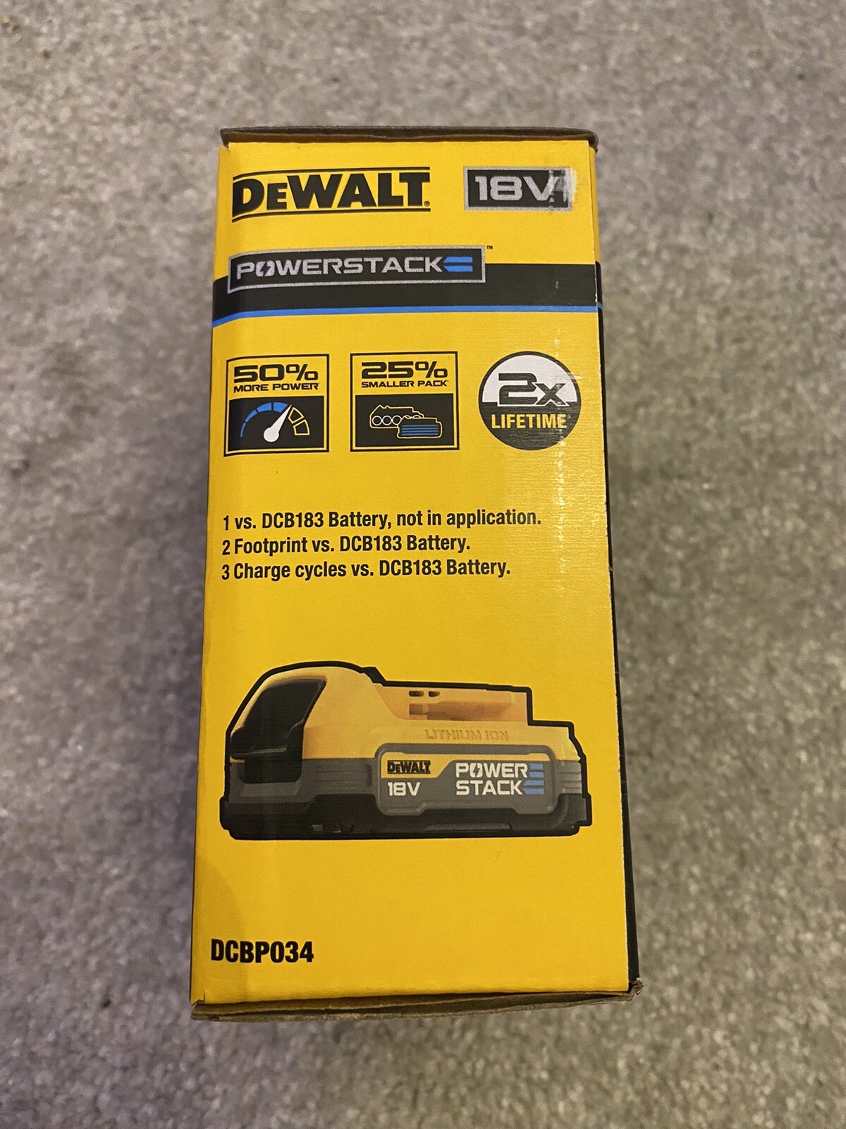 DEWALT DCBP034XJ Compact Powerstack Battery eBay