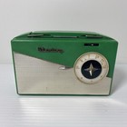 Vintage Sterling LS-4 Portable AM Tube Radio Green Excellent Rare! Untested