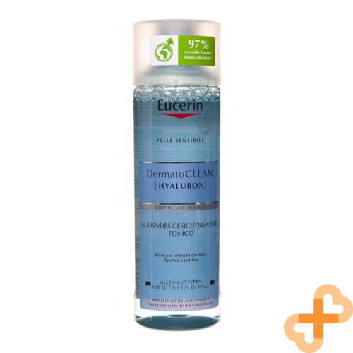Eucerin Dermatoclean Hyaluron Sensitive Skin Moisturizing Cleansing Toner 200ml - Picture 1 of 12