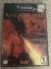 Reign of Fire (Nintendo GameCube, 2002) Complete Disc Case manual