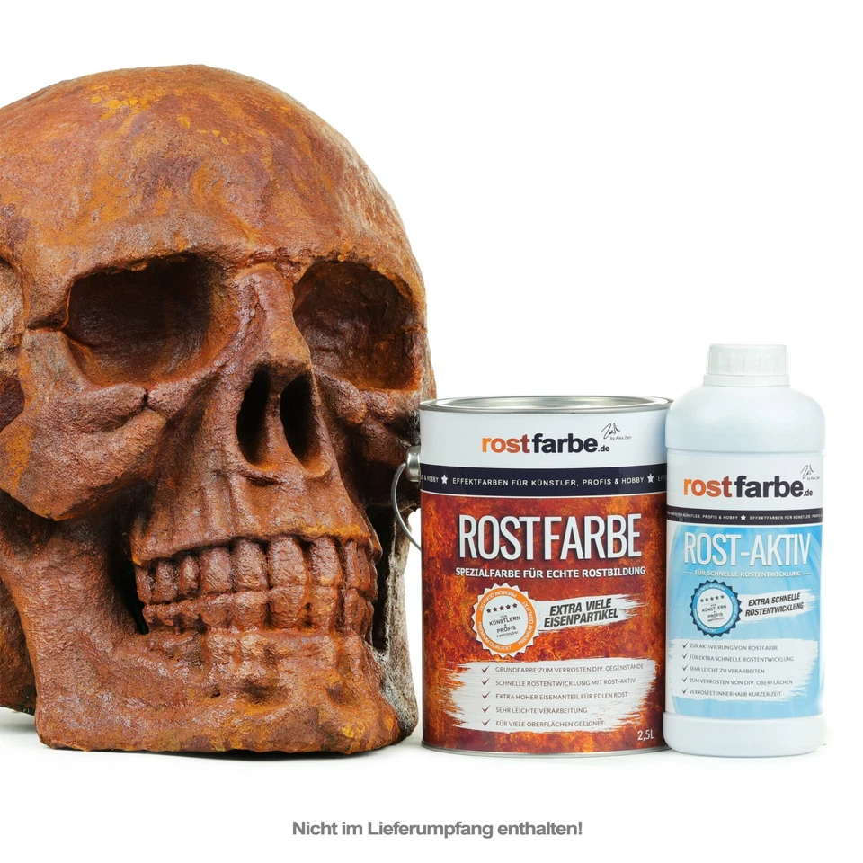 Rust Paint SET Real Rust as Colour Rust Effect Rust Colour + Rust-Active 2 x 500 ml - Image 2 of 4