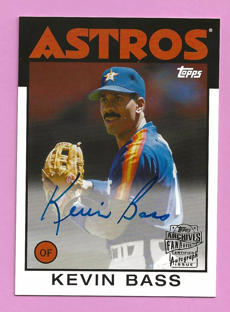 2020 Topps Archives Kevin Bass Fan Favorites Auto FFA-KB Astros