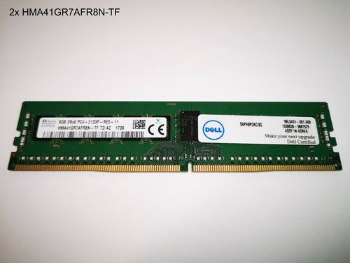 SK Hynix DDR4-RAM 8GB PC4-2133P regECC 2Rx8 - HMA41GR7AFR8N-TF - Bild 2 von 3