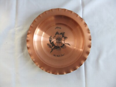 Fantasy Kupferbesteck handgeschmiedet 'The Wild Rose' Alberta Canada Vintage 16 cm