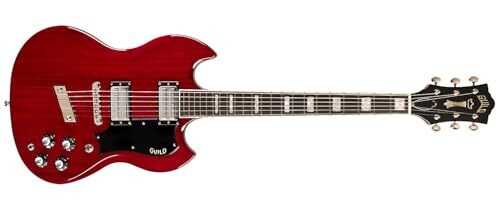 Guild Polara Deluxe Electric Guitar - Cherry Red | eBay
