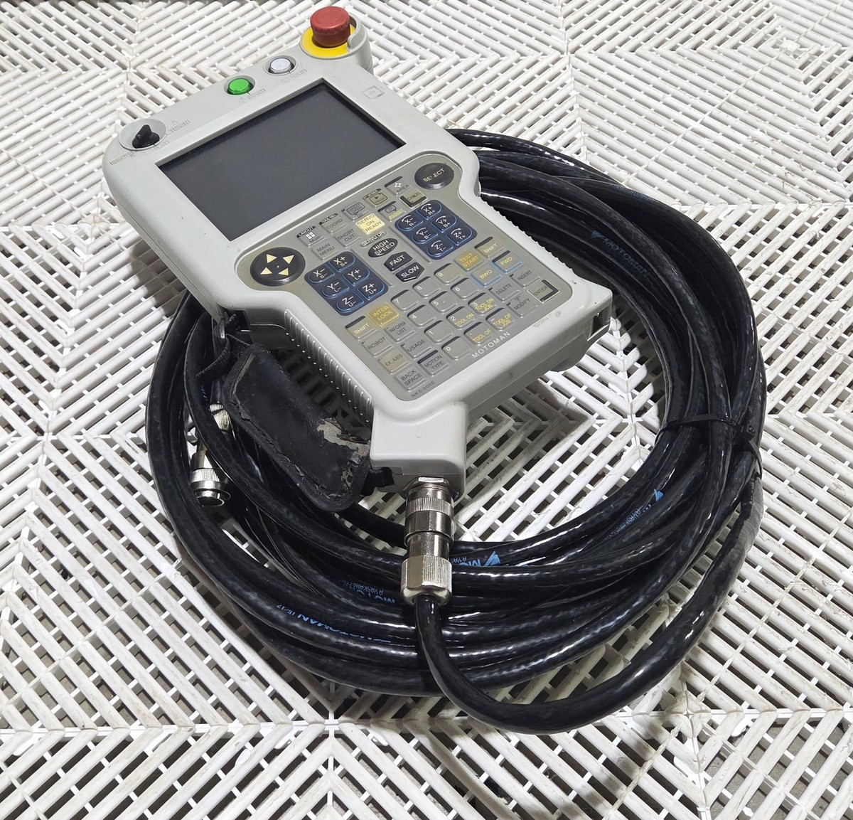 Yaskawa Motoman JZRCR-NPP01B-1 NX100 Teach Pendant w// 15m Cable