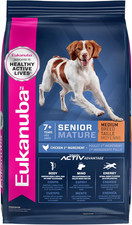 Senior Medium Breed Dry Dog Food, 15 Lb Bag 4.28 per pound