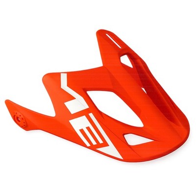 MET Parachute Visier Orange Texture Matt Fahrradhelm Ersatzschirm MTB Trail