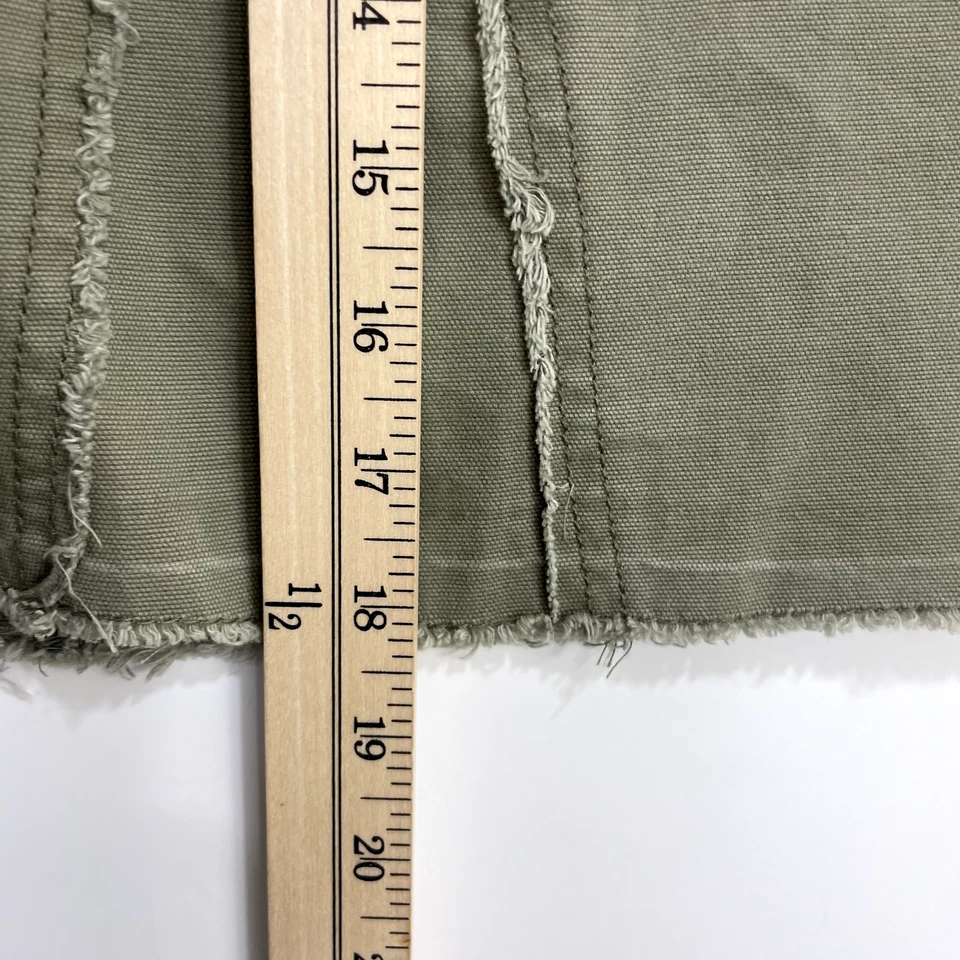 Falda Gap Niños Niñas 12 Verde Oliva Bordada Carga Militar Dobladillo Envejecido Foto 4 de 4