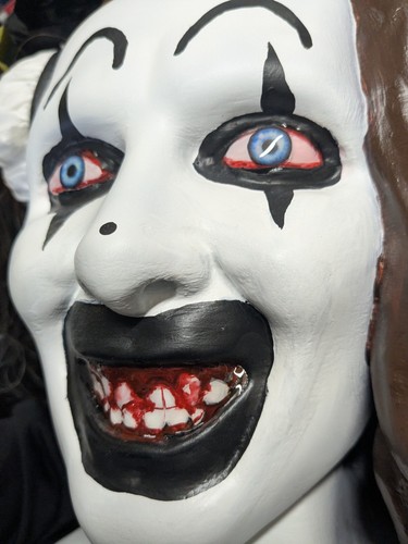 Little Pale Girl Terrifier Art Clown Bust Figure Model Statue Horror Scary Prop - Photo 18/18