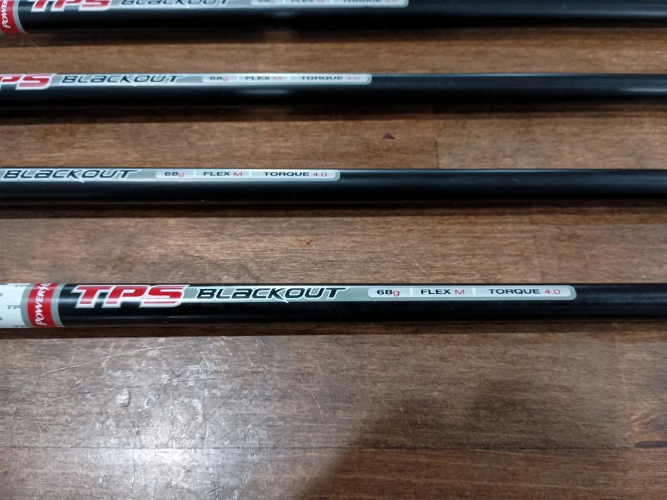 Power Bilt TPS Blackout 5-PW Iron With Putter Graphite Flex M Torque 4.0 68g RH - Image 3 of 4