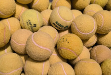 30 USED TENNIS BALLS FOR DOGS (ALL BRANDED)