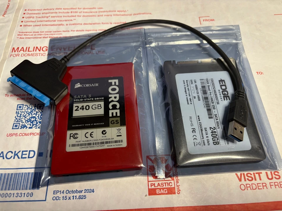 CORSAIR Force 240GB SATA 3 6Gb/s Solid-State Hard Drive + Edge Boost Pro 240GB - Image 4 of 4