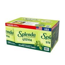 Splenda Stevia Sugar Substitute 500 Count Zero Calorie Sweetener Pack