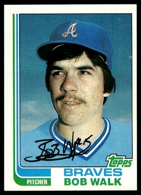 1982 Topps Bob Walk Atlanta Braves #296