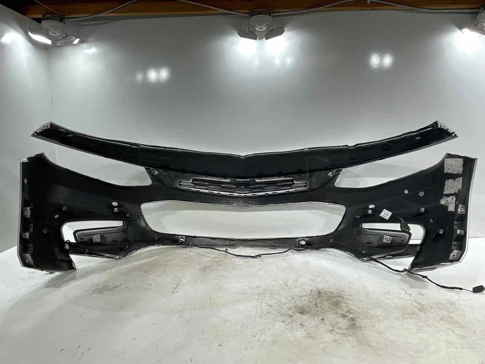 Fits 2016 2017 2018 CHEVY MALIBU Front Bumper Cover w Park Sensors Silver OEM - Image 4 of 4