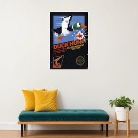 638266 Duck Hunt Cover Gamer Game Videogame Nes Wii Wall Decor Poster