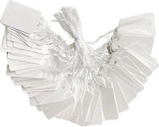 500PCS Price Tags with String Attached, 1.8 X 1 Inch Marking Merchandise Tags, W