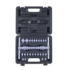 25Pc Bearing Press Kit Bicycle Hub Bottom Bracket Install Tool Set Aluminum Case
