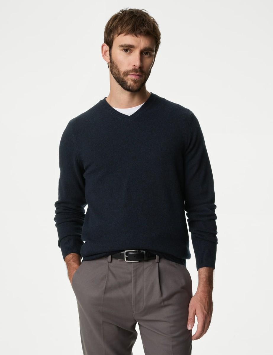 V Neck Jumper Marks Spencer Knitwear Mohair Marks And Spencer V