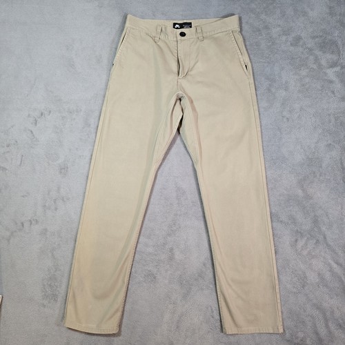 Nike SB Pants Mens 30 Khaki Beige Skate Chino Straight Cotton Blend 