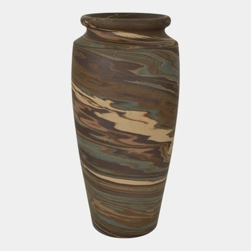 Niloak Mission Swirl 1910-24 Vintage Hand Made Art Pottery Tall Vase